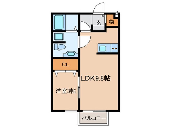 アバン　セ　シェルの物件間取画像